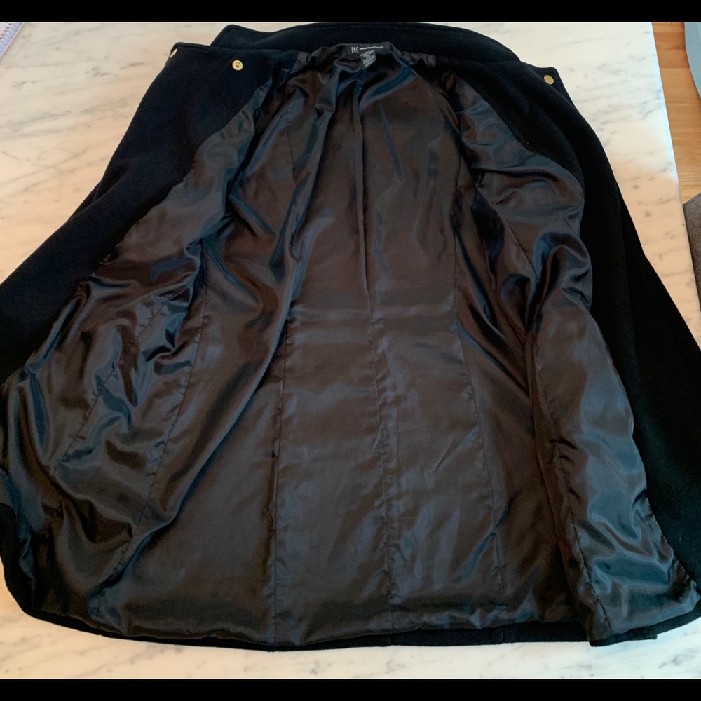 INC International Concepts black coat - Picture 4 of 9